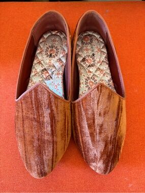 Birdies Velvet Slide - Rust